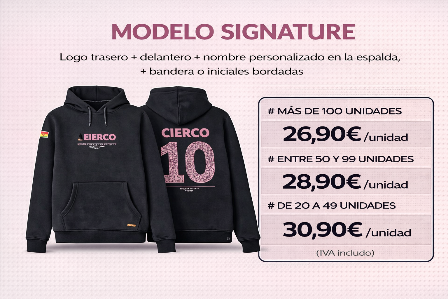 Personalización Signature